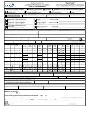 form 542 caap|541 Application for Airman Personal License (Flight Crew Member).
